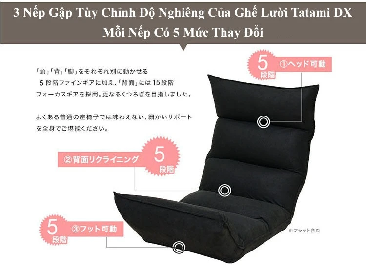 Ghế bệt Tatami DX