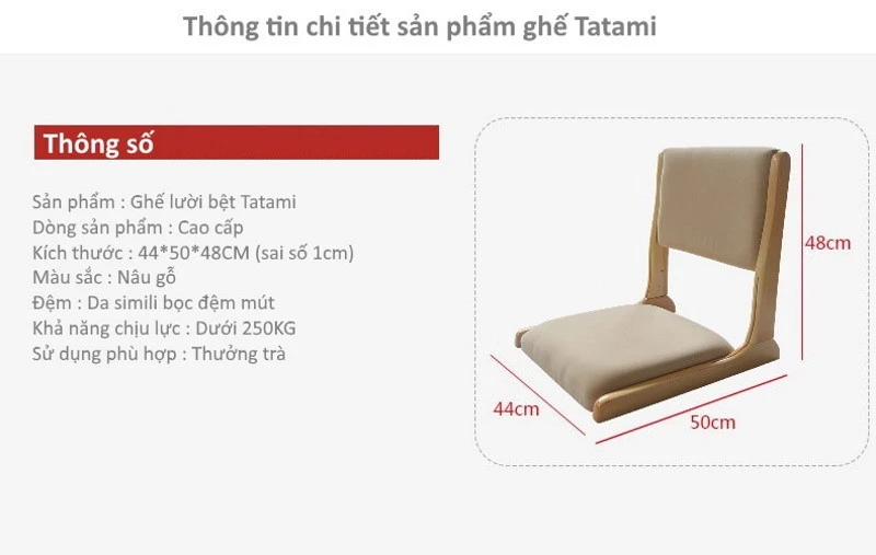 Ghế bệt Tatami