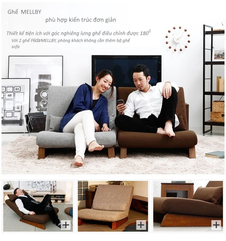 Ghế bệt Hida Mellby