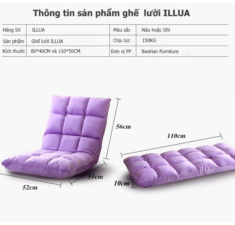 Ghế Bệt Illua