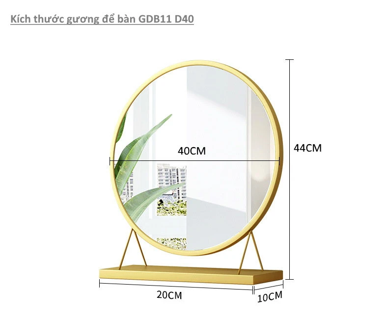 Gương trang điểm để bàn GDB11 D40