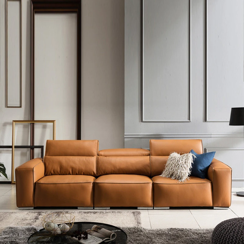 Ghế sofa đệm da V26