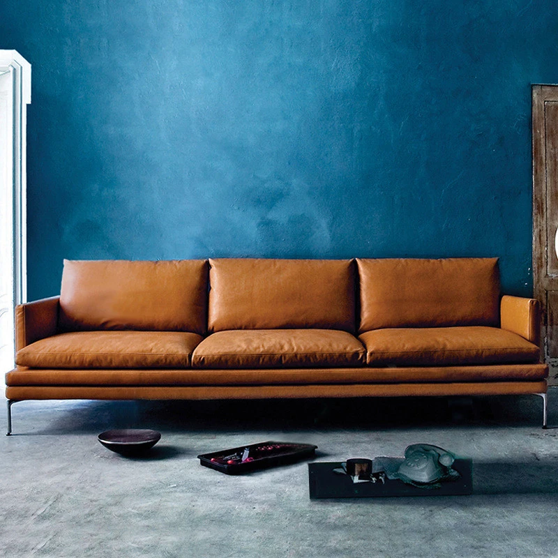 Ghế sofa đệm da Italia V23