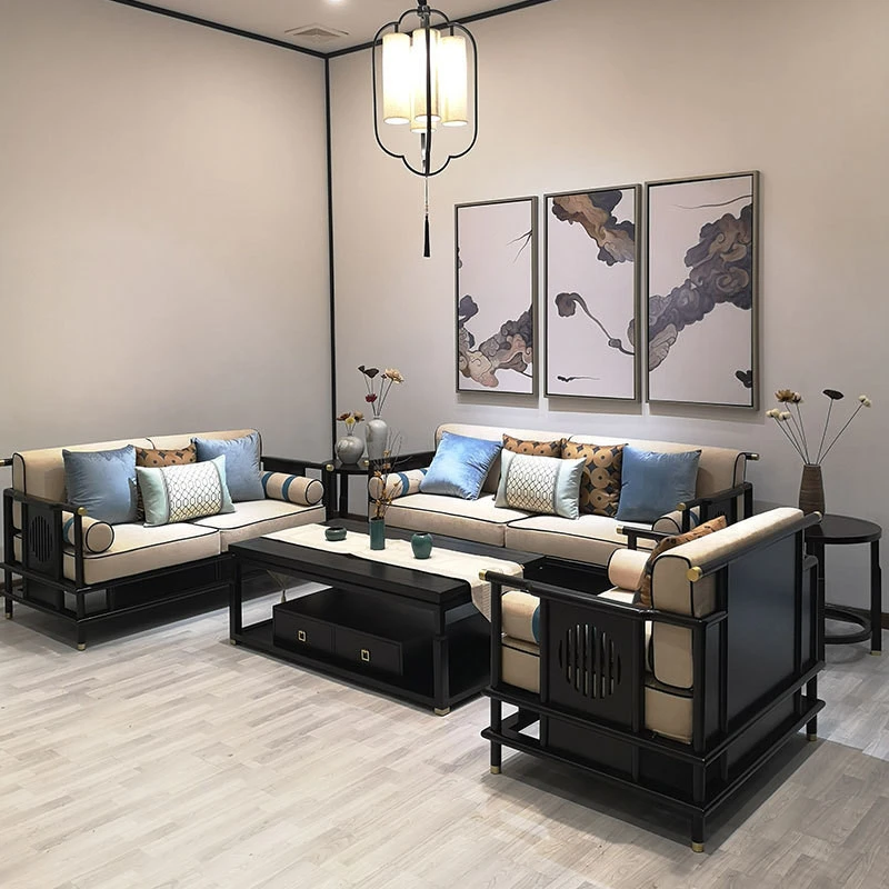 Sofa vải tân cổ điển V31