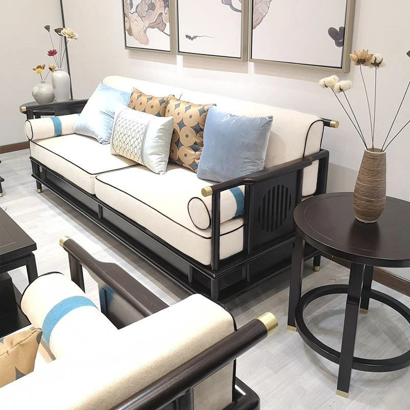 Ghế sofa văng vải tân cổ điển V31