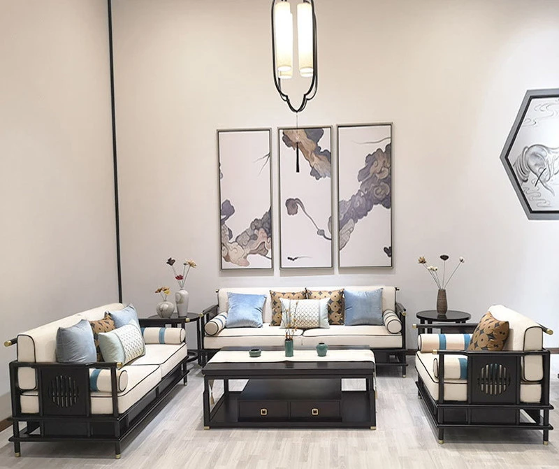 Sofa vải tân cổ điển V31