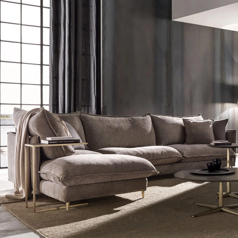 Ghế sofa góc đệm vải cao cấp L27