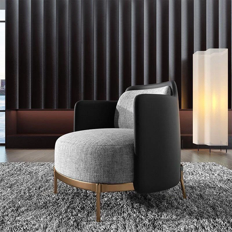 Ghế sofa văng viền da hiện đại V49