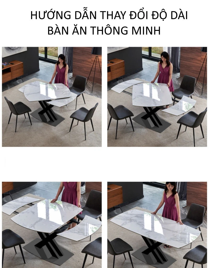 Bàn ăn thông minh Pula PSDT03