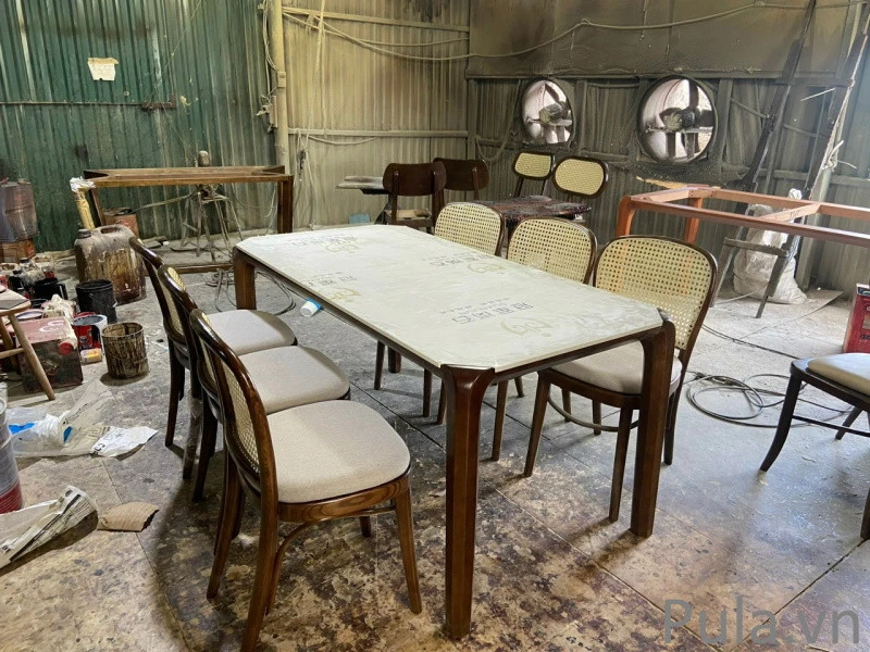 Ghế ăn mây Thonet 1