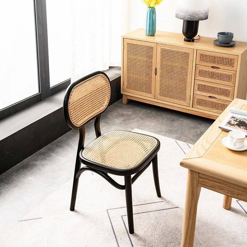 Ghế ăn mây Thonet 2