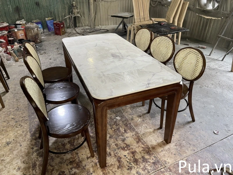 Ghế ăn mây Thonet 3