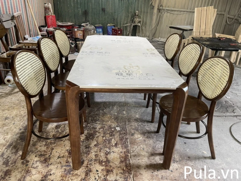 Ghế ăn mây Thonet 3