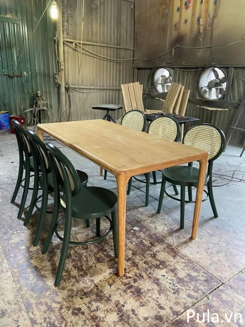 Ghế ăn mây Thonet 3