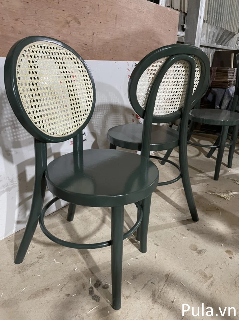 Ghế ăn mây Thonet 3