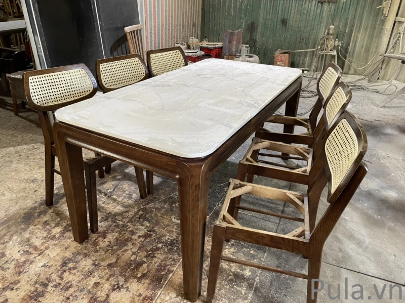 Ghế ăn mây Thonet 4