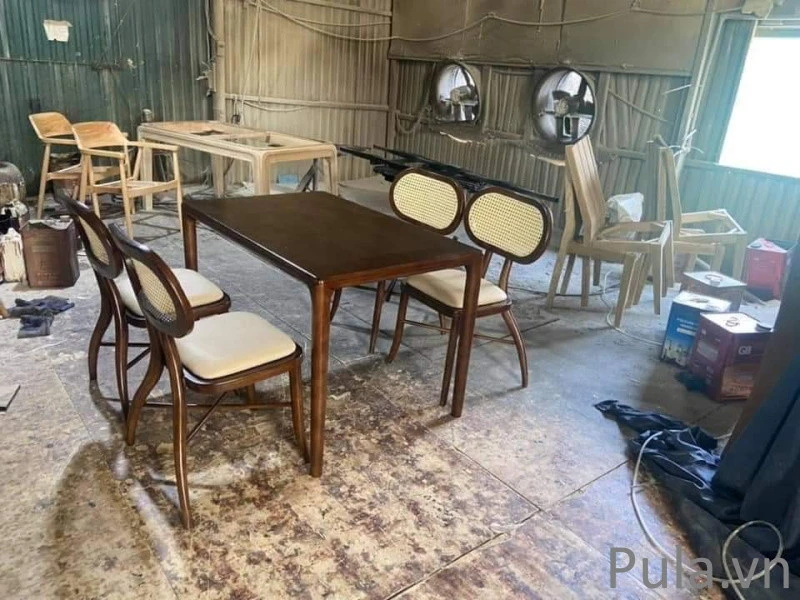 Ghế ăn mây Thonet 2