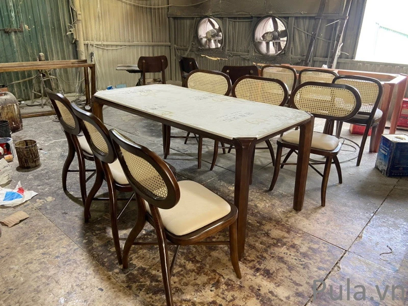 Ghế ăn mây Thonet 2