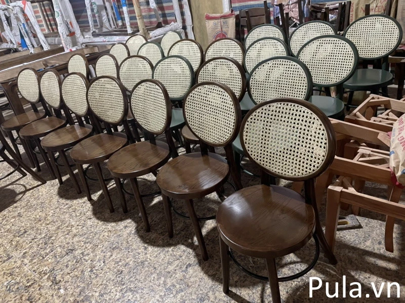 Ghế ăn mây Thonet 3