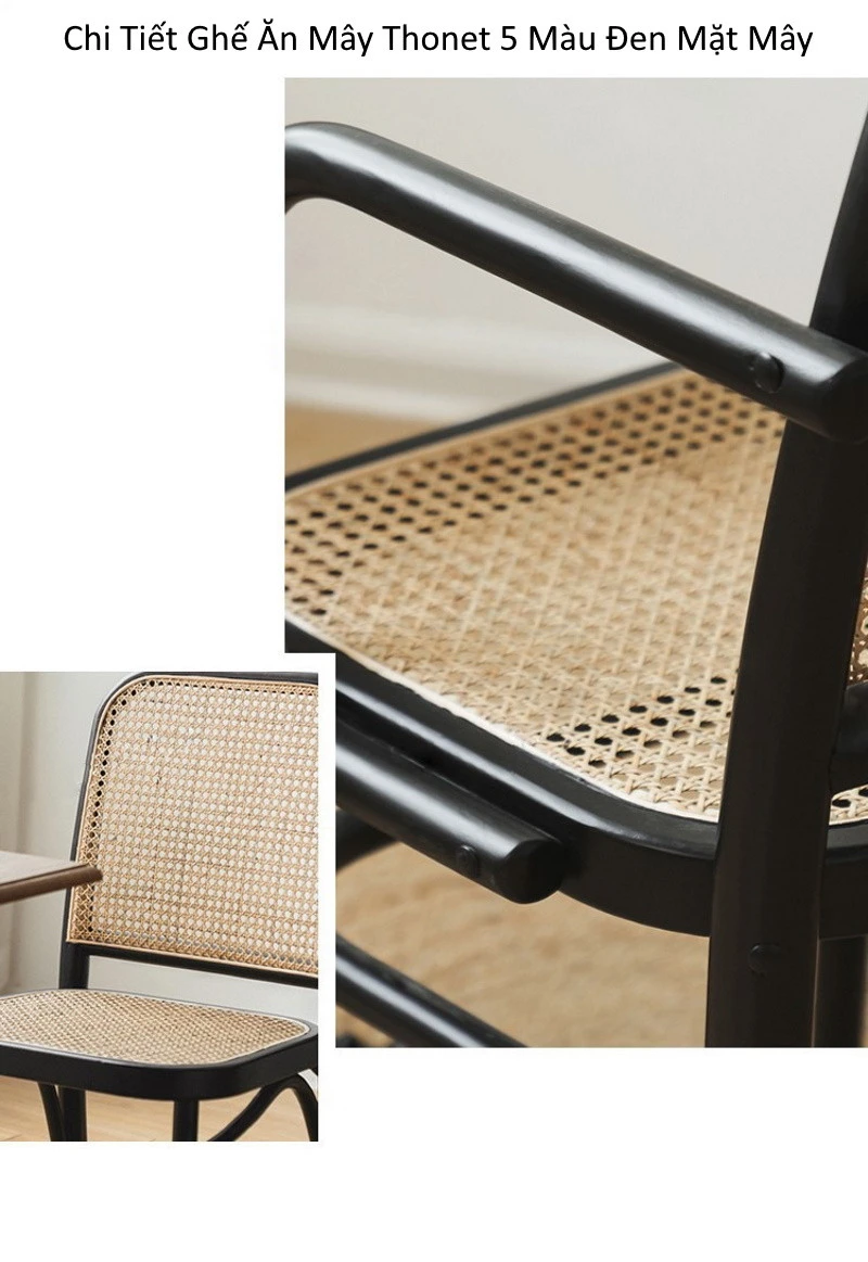 Ghế ăn mây Thonet 5