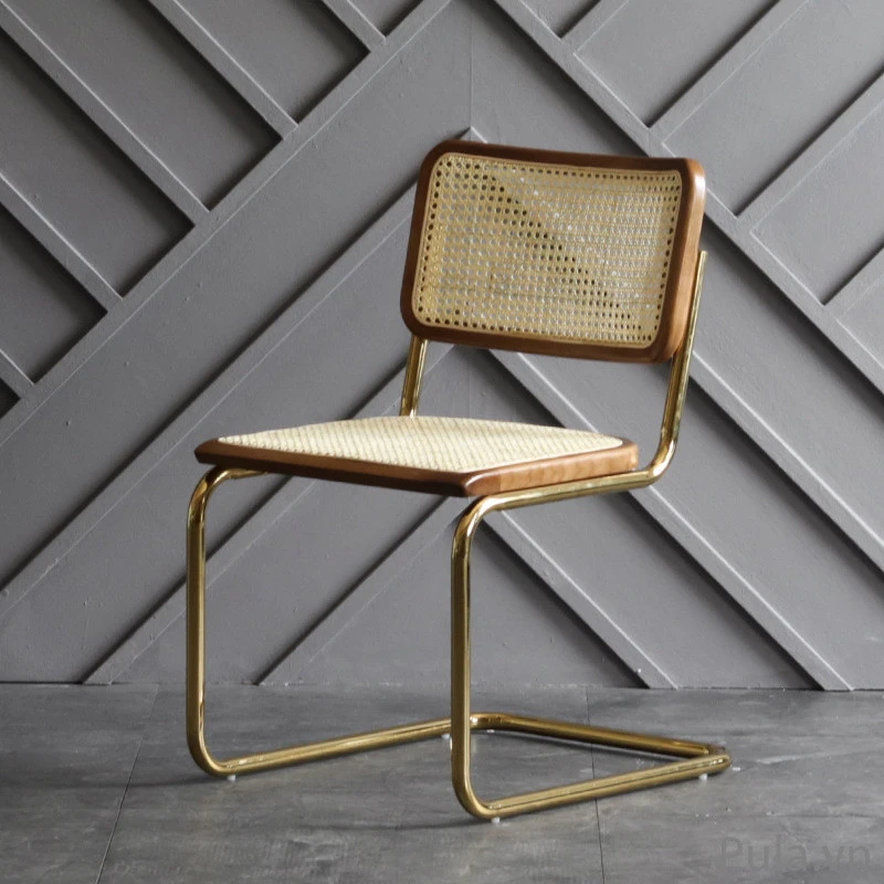 Ghế ăn mây chân quỳ Thonet 6