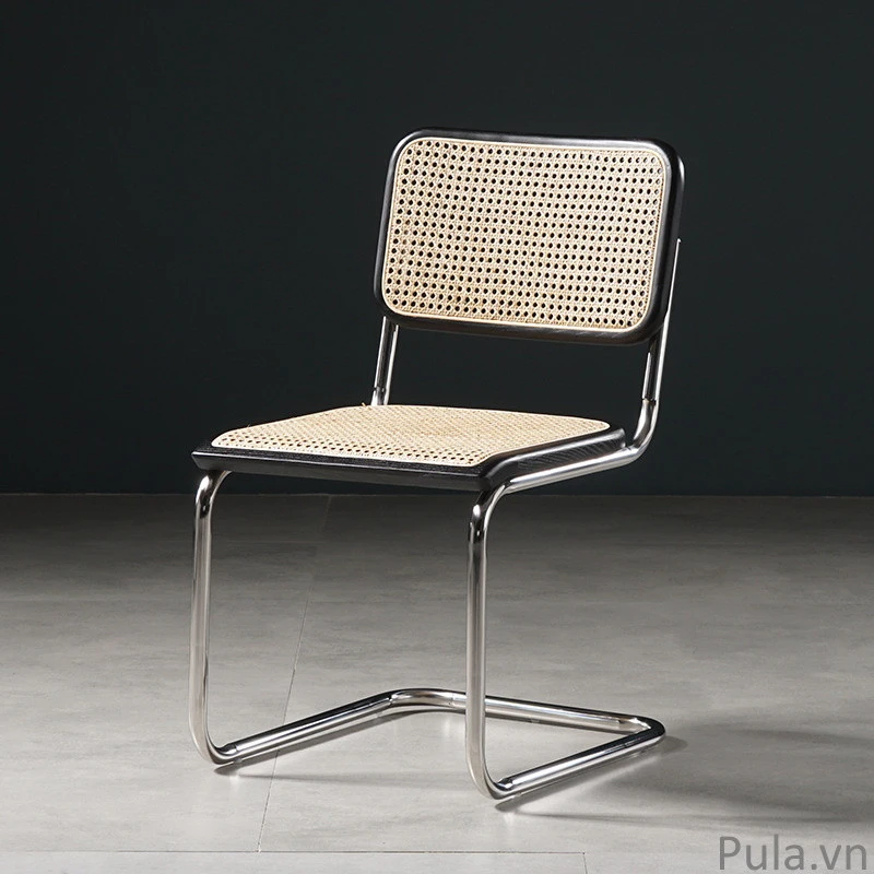 Ghế ăn mây chân quỳ Thonet 6