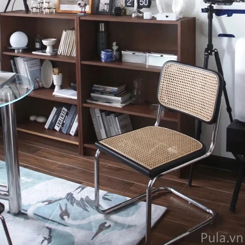 Ghế ăn mây chân quỳ Thonet 6