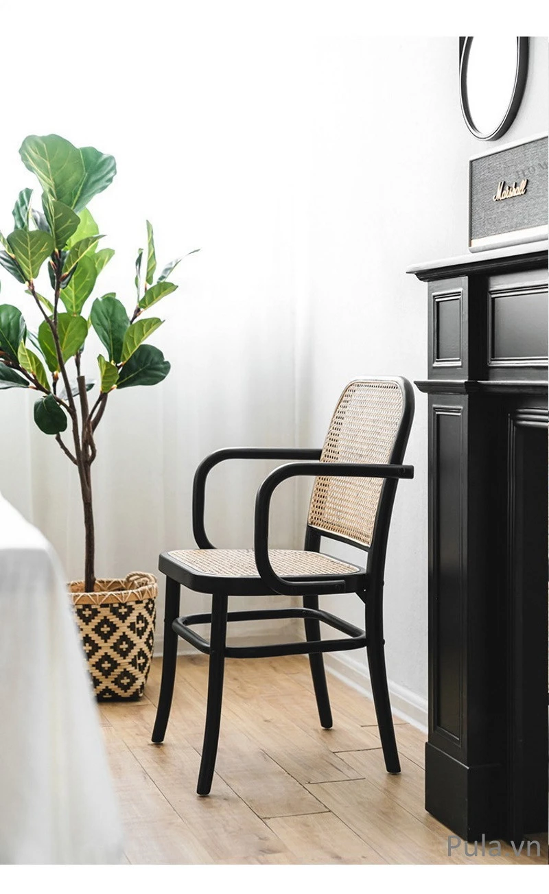 Ghế ăn mây Thonet 5