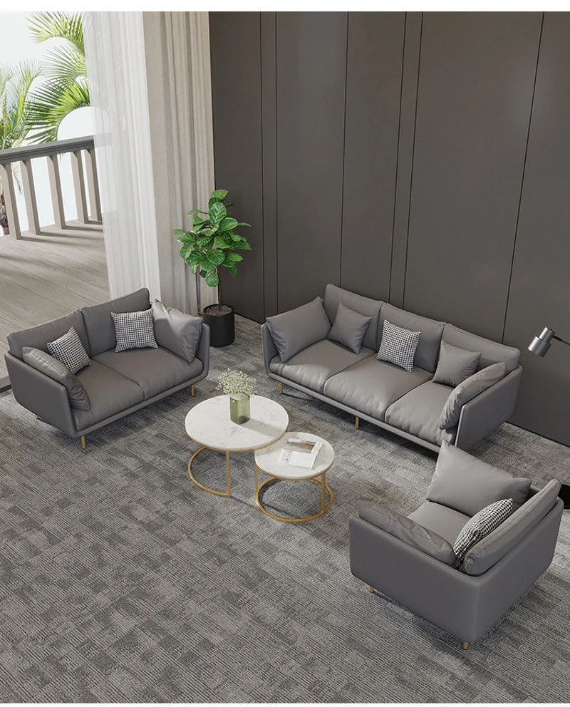 Ghế sofa đệm da V54