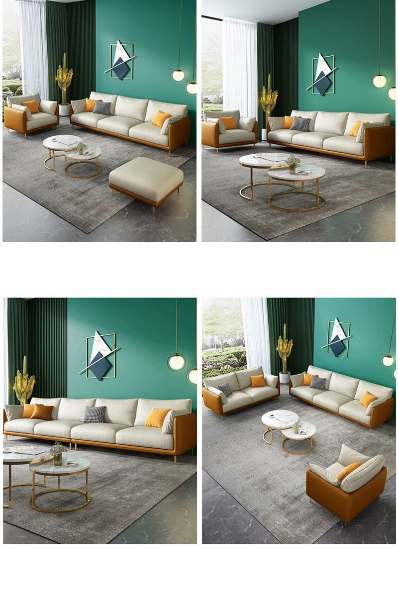 Ghế sofa đệm da V54