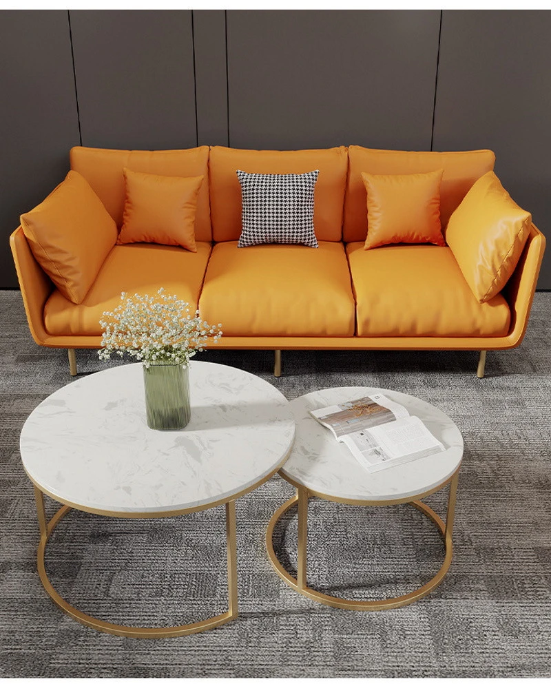 Ghế sofa đệm da V54