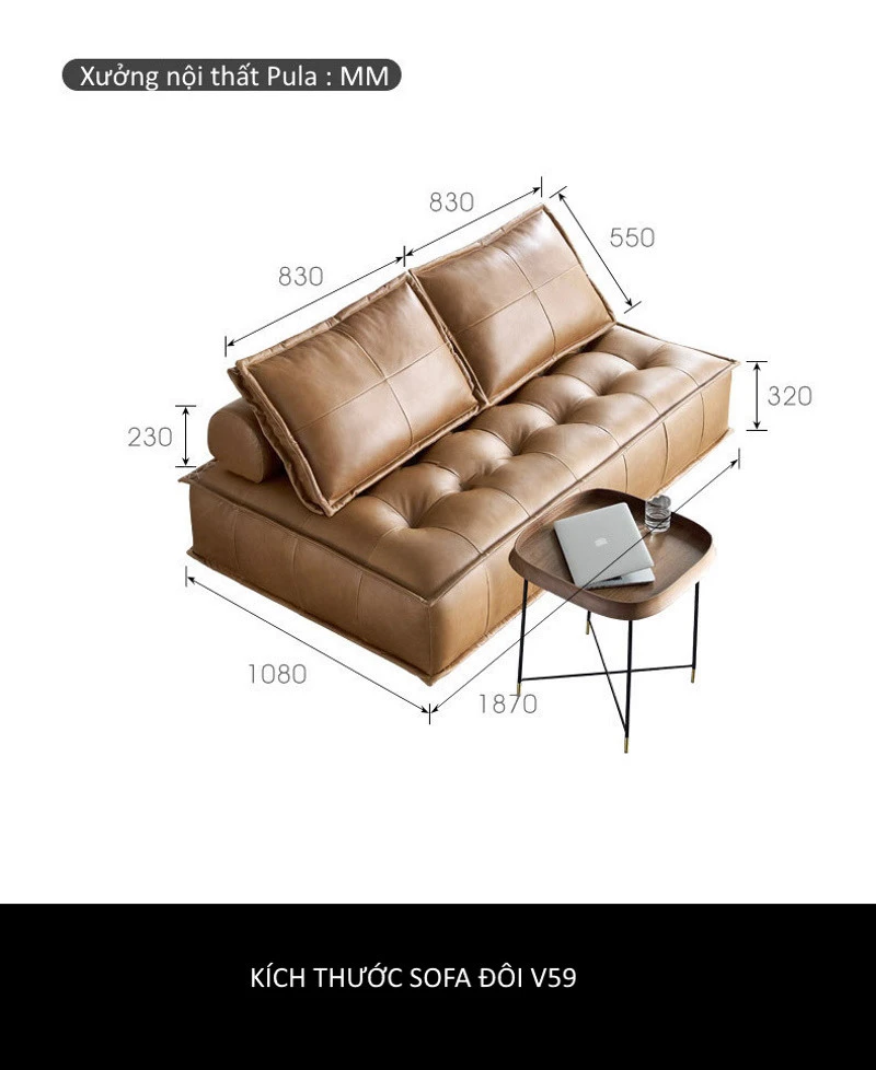 Ghế sofa thiết kế độc đáo V59