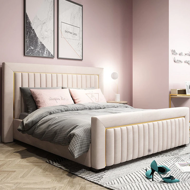 Giường ngủ đệm da hiện đại Pula PB07