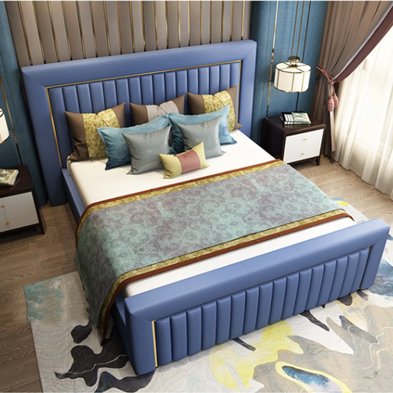 Giường ngủ đệm da hiện đại Pula PB07