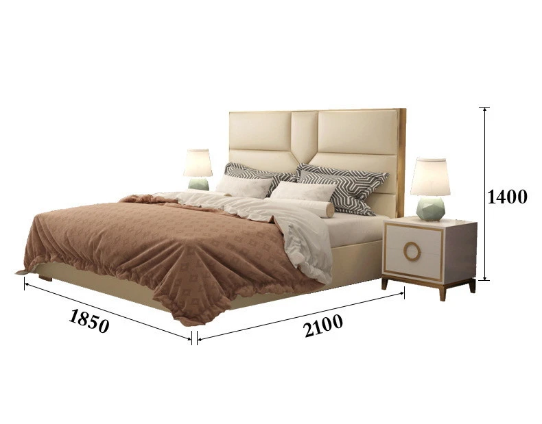 Giường ngủ đẹp tiện lợi Pula PB06