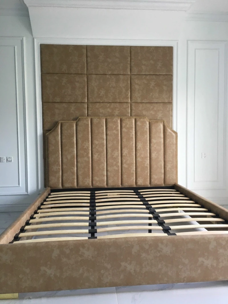 Giường ngủ hiện đại viền da Pula PB20