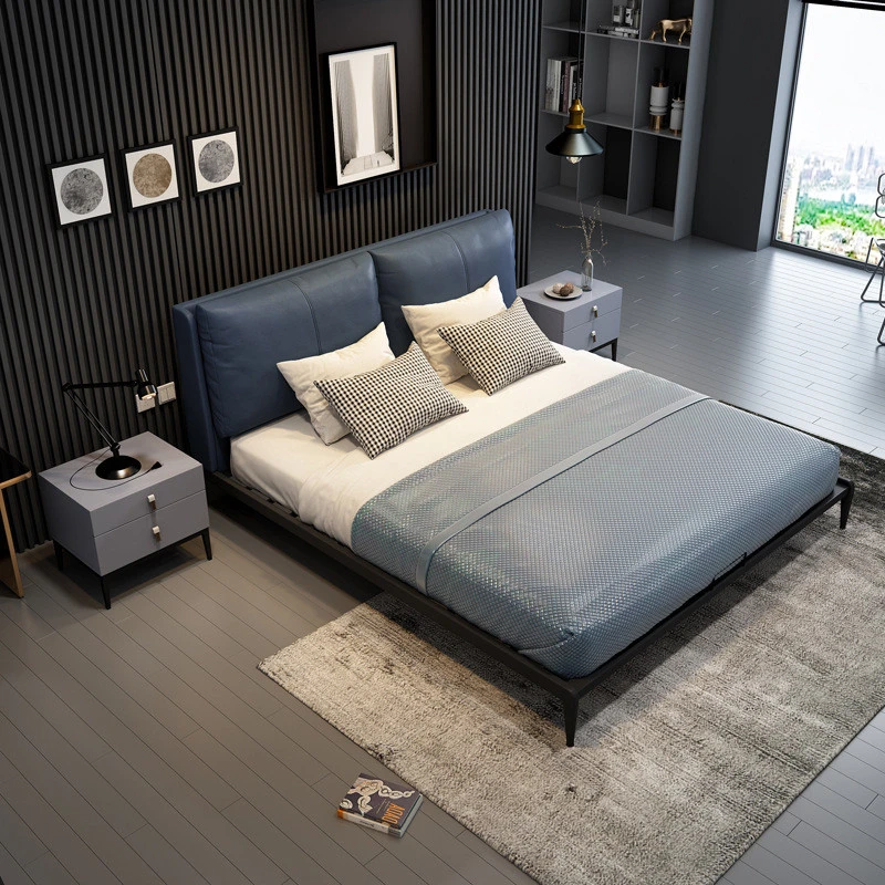 Giường ngủ đẹp đệm da Pula PB10