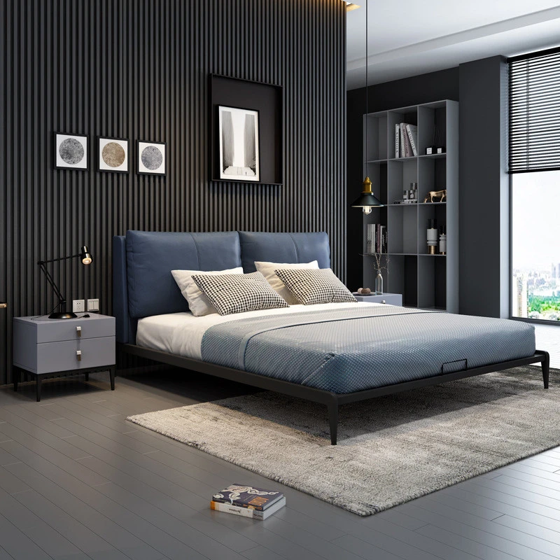 Giường ngủ đẹp đệm da Pula PB10