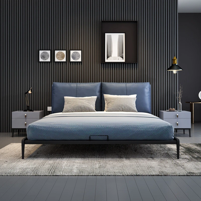 Giường ngủ đẹp đệm da Pula PB10