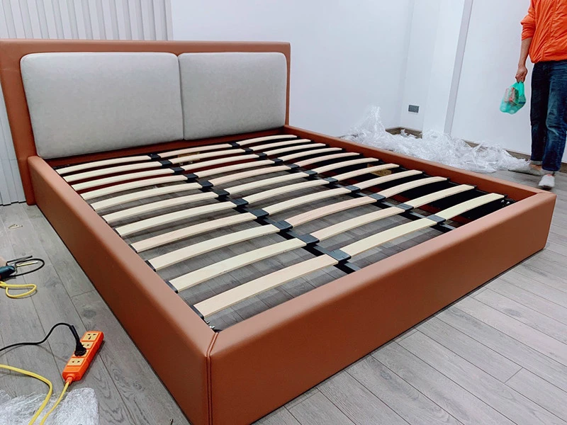 Giường ngủ viền da hiện đại Pula PB21
