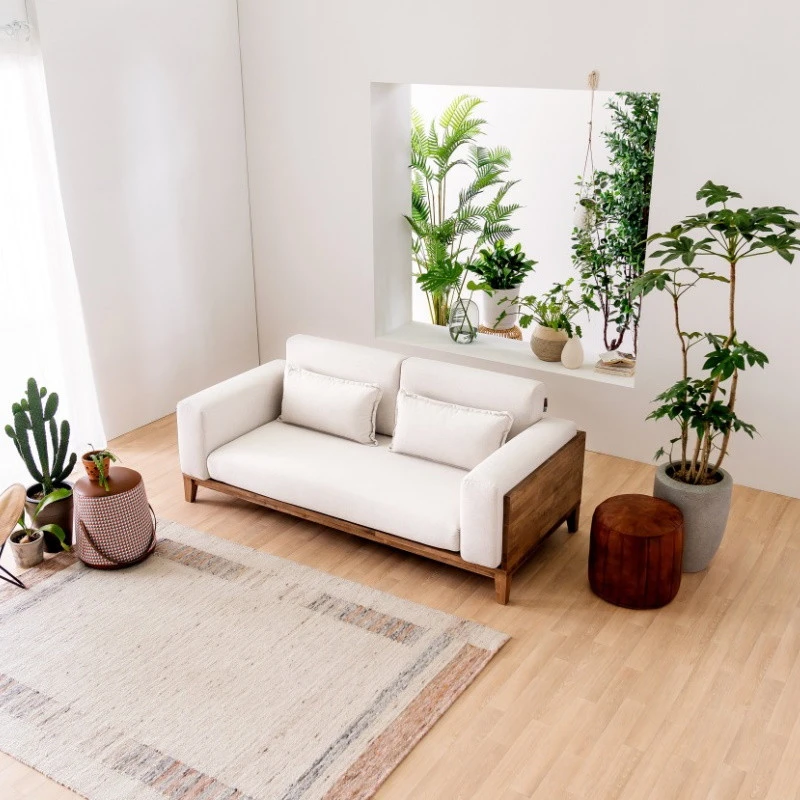 Sofa góc gỗ V61