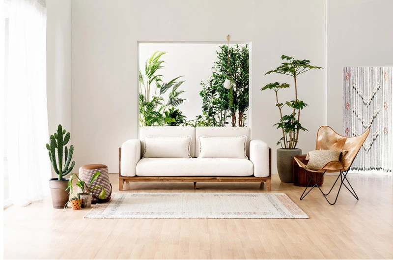 Sofa góc gỗ V61