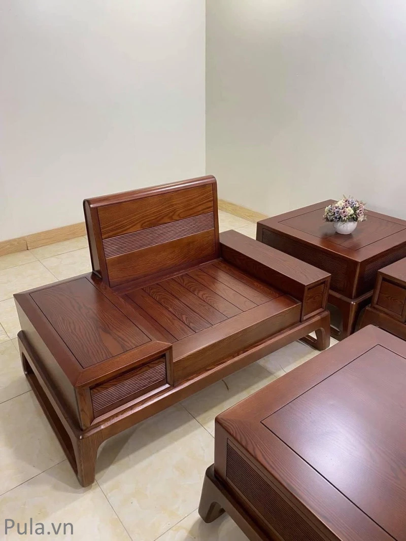 Bộ sofa gỗ Pula SG01