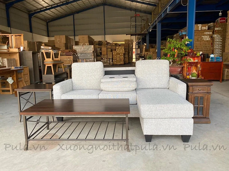 Sofa góc xuất Mỹ SAB02