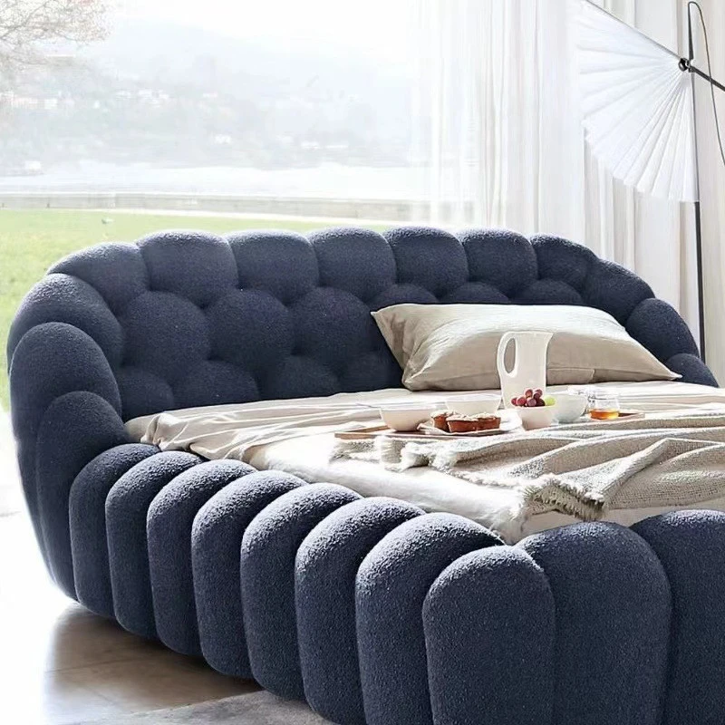 Giường ngủ bọc đệm quả bí Pula PB29