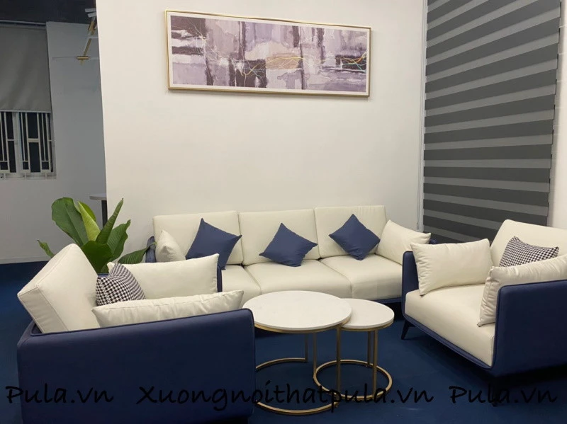 Ghế sofa đệm da V54