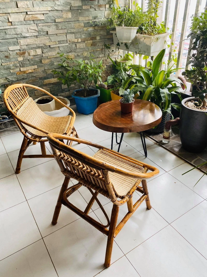 Bộ Bàn Ghế Ngoài Trời Sân Vườn