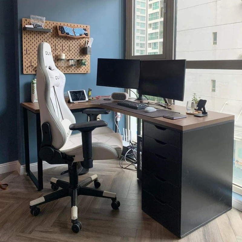 Bàn làm việc chữ L Ikea T03