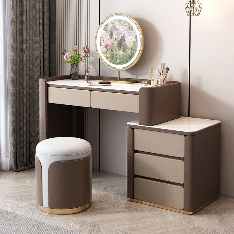 Bàn trang điểm mặt đá nhập khẩu Pula BTD02