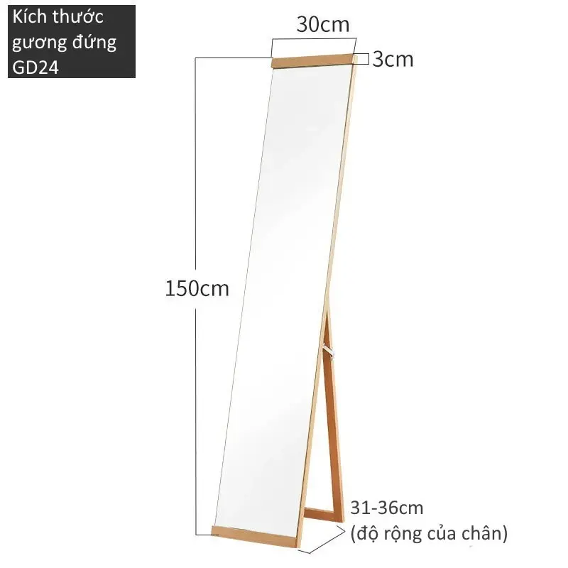 Kích thước gương GD24